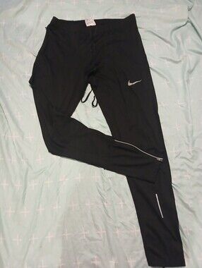 Nike Black Performance Running Tights Heavyweight